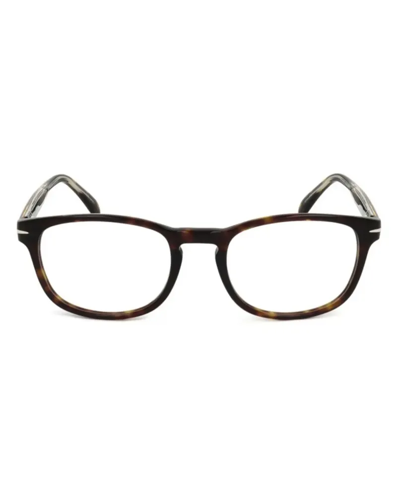 EYEWEAR by DAVID BECKHAM Brille mit eckigem Gestell - Braun Braun