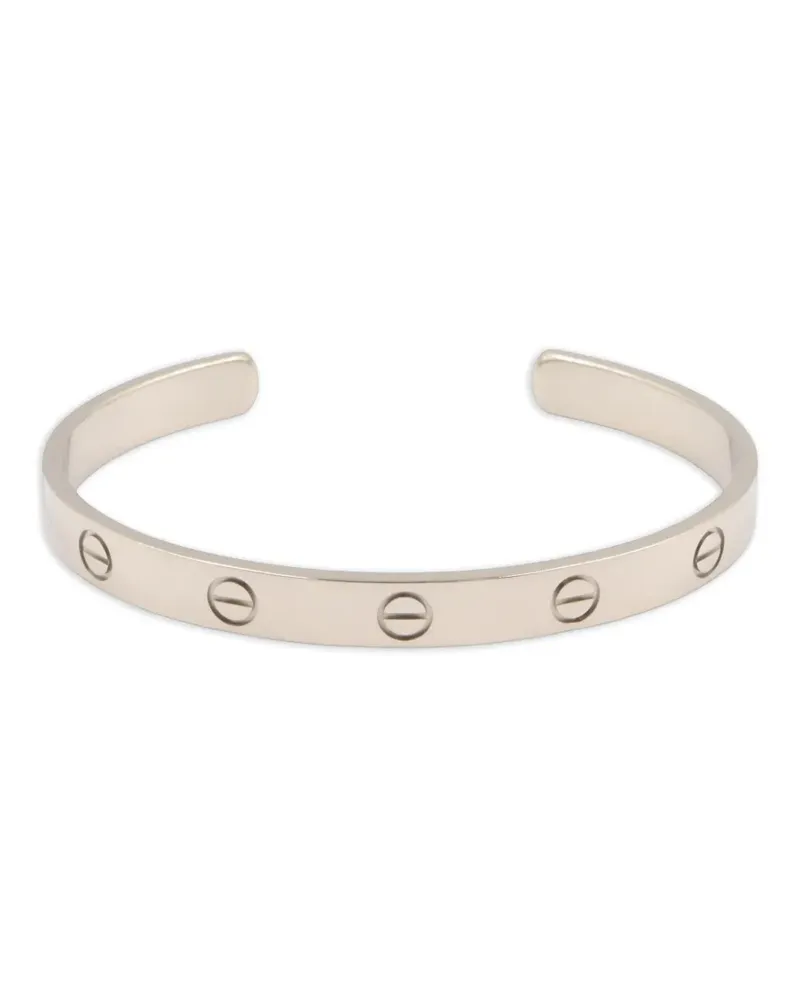 Cartier 2010s offener Love Armreif - Silber Silber