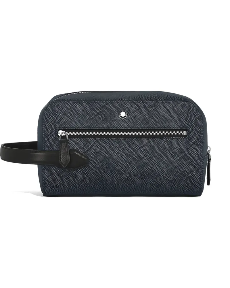 Montblanc Kulturbeutel mit Reißverschluss - Blau Blau