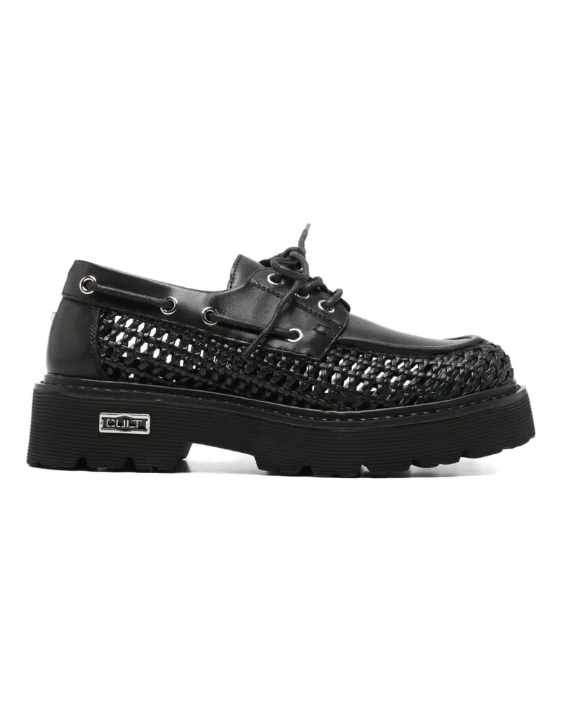 Cult Sneakers mit Schnürung - Schwarz Schwarz
