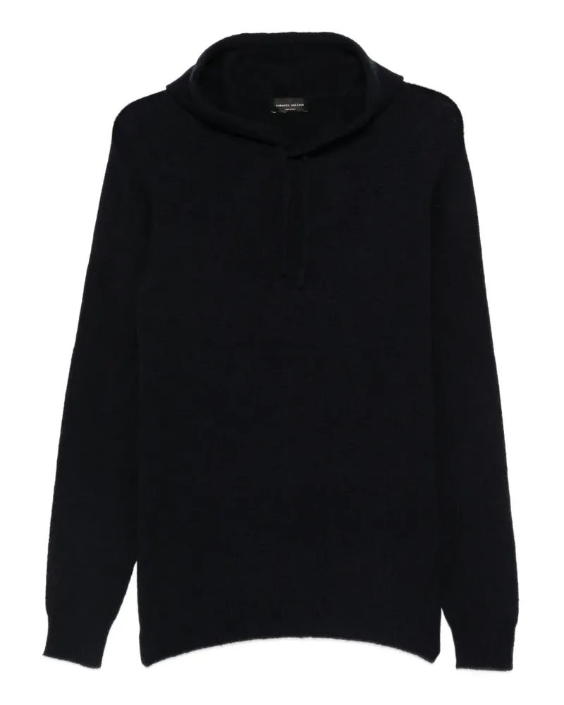 Roberto Collina Klassischer Hoodie - Blau Blau
