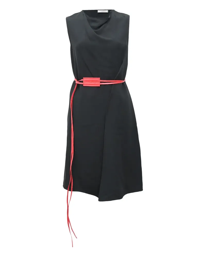 Victoria Beckham belted sleeveless mini dress - Schwarz Schwarz