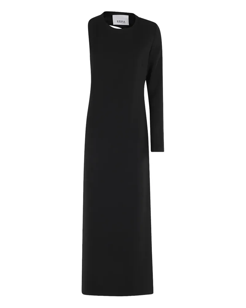 Erika Cavallini Rückenfreies One-Shoulder-Maxikleid - Schwarz Schwarz