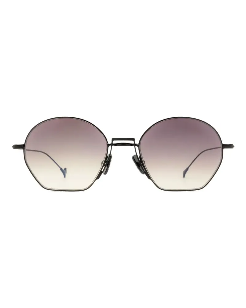Eyepetizer Royale round-frame sunglasses - Schwarz Schwarz