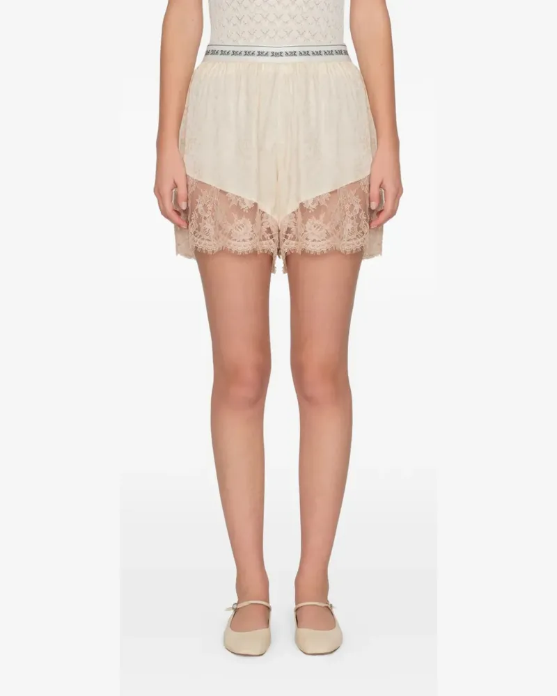 Sea Ethel Shorts mit Spitzendetail - Nude Nude