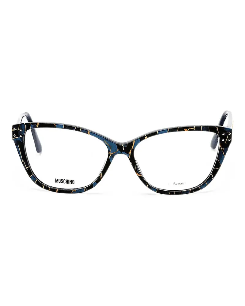 Moschino cat-eye frame glasses - Blau Blau
