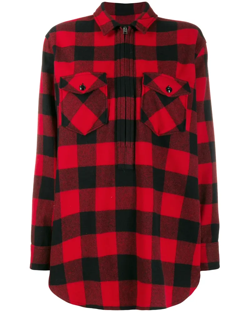 Woolrich Hemd mit Karomuster - Schwarz Schwarz