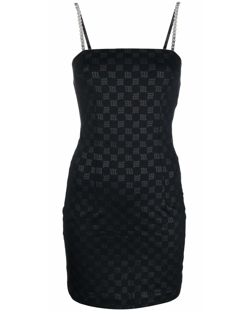 MISBHV Minikleid mit Print - Schwarz Schwarz