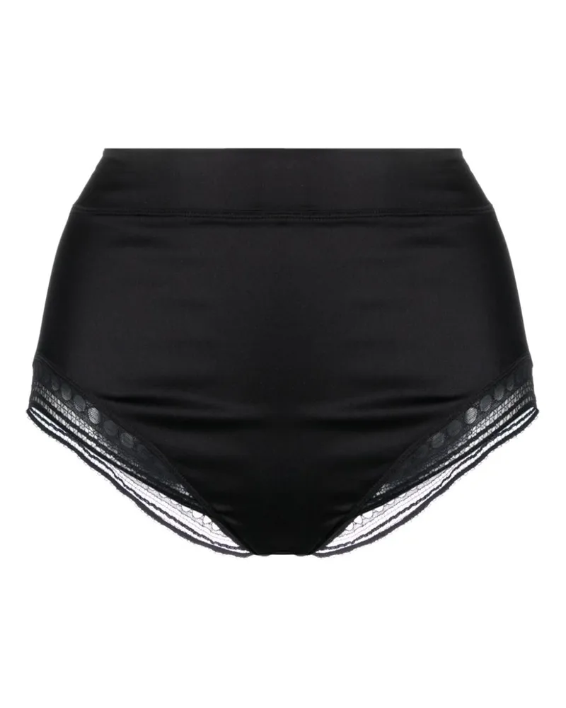 Eres Slip mit hohem Bund - Schwarz Schwarz