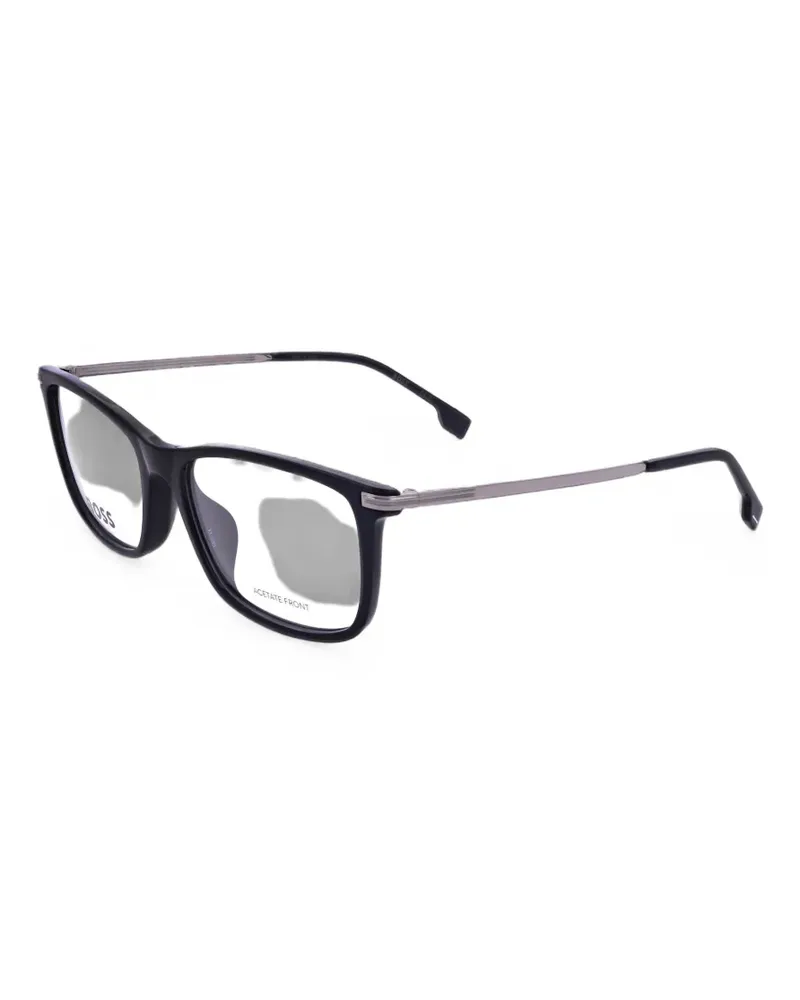HUGO BOSS Brille mit eckigem Gestell - Schwarz Schwarz