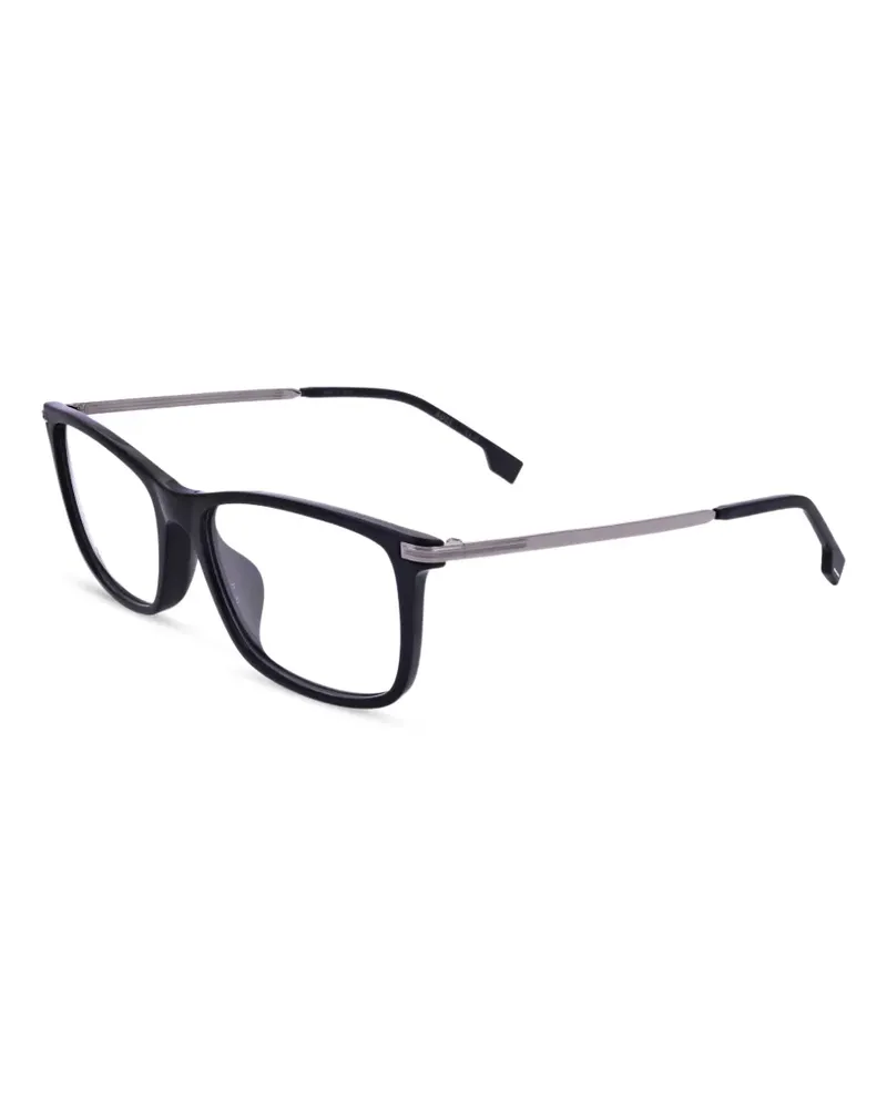 HUGO BOSS Brille mit eckigem Gestell - Schwarz Schwarz