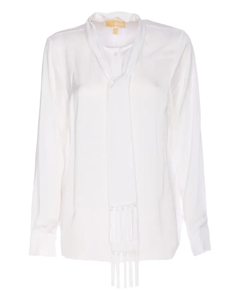 Michael Kors frontal buttons lace shirt - Weiß Weiß