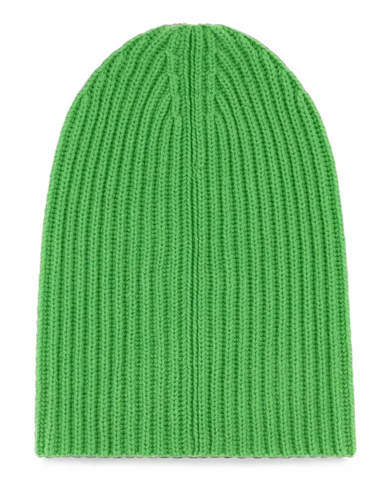 Umit Benan Paradiso Beanie aus geripptem Strick - Grün Grün