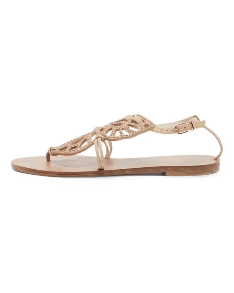 Sophia Webster Bibi Butterfly sandals - Nude Nude