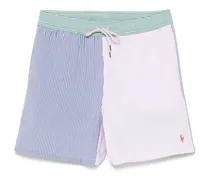 Badeshorts mit Streifen - Rosa