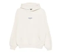 Hoodie mit Logo-Detail - Nude