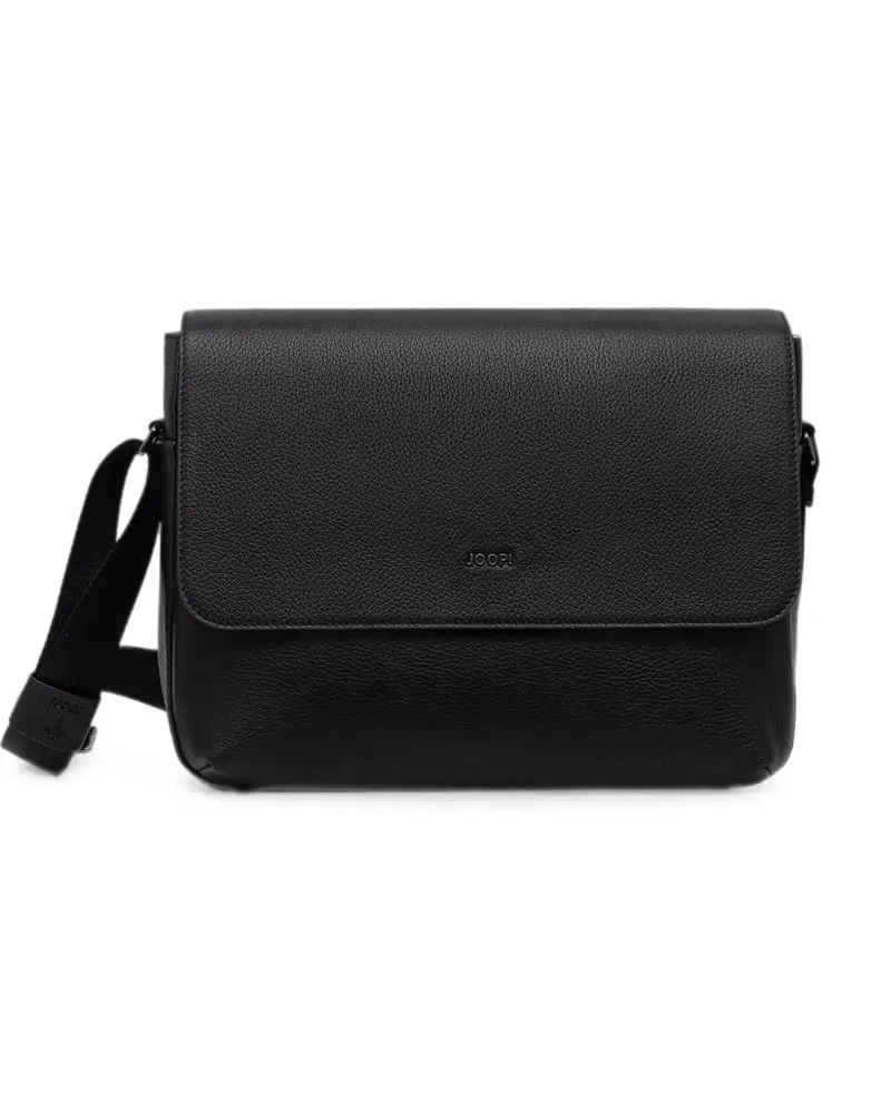 JOOP! Cardona Nevio grained-leather messenger bag - Schwarz Schwarz