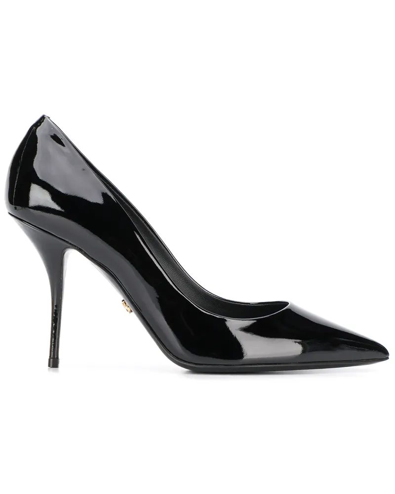 Dolce & Gabbana Lederpumps mit spitzer Kappe - Schwarz Schwarz