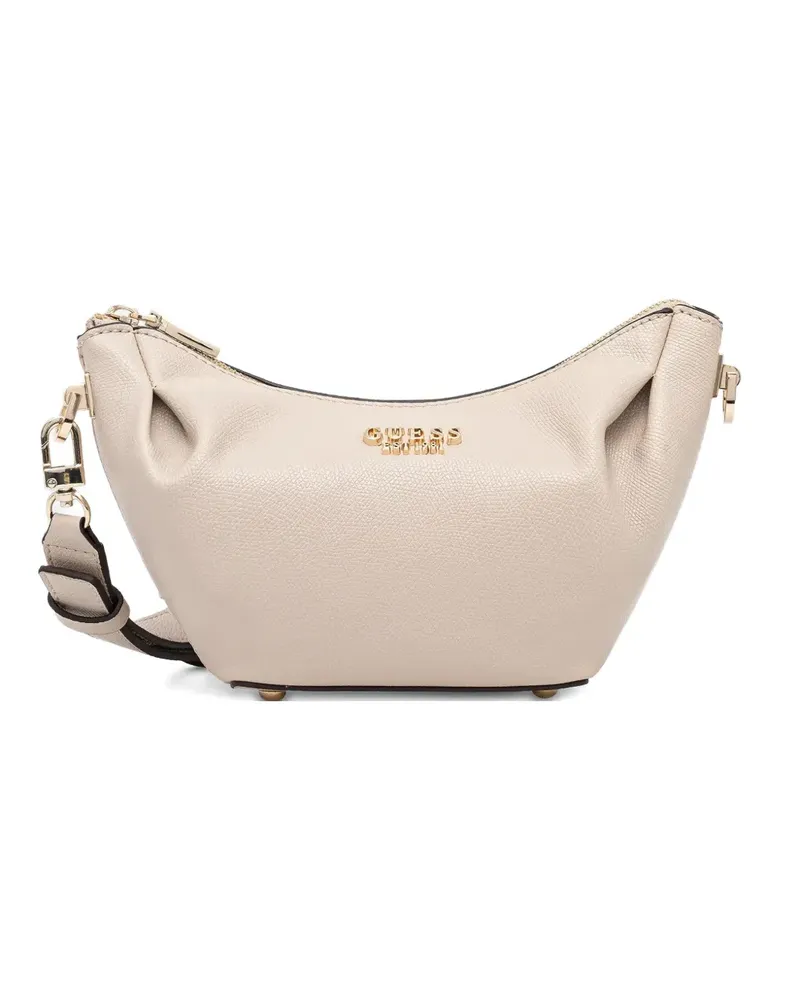 Guess Amorette gathered cross body bag - Nude Nude