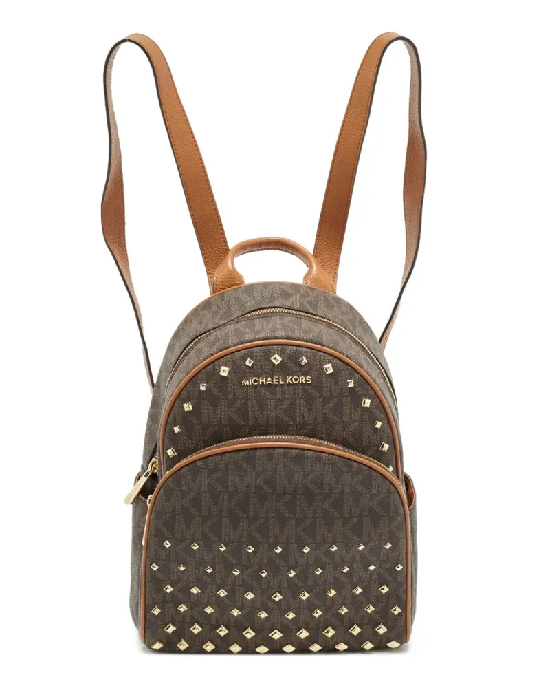 Michael Kors Abbey studded backpack - Braun Braun
