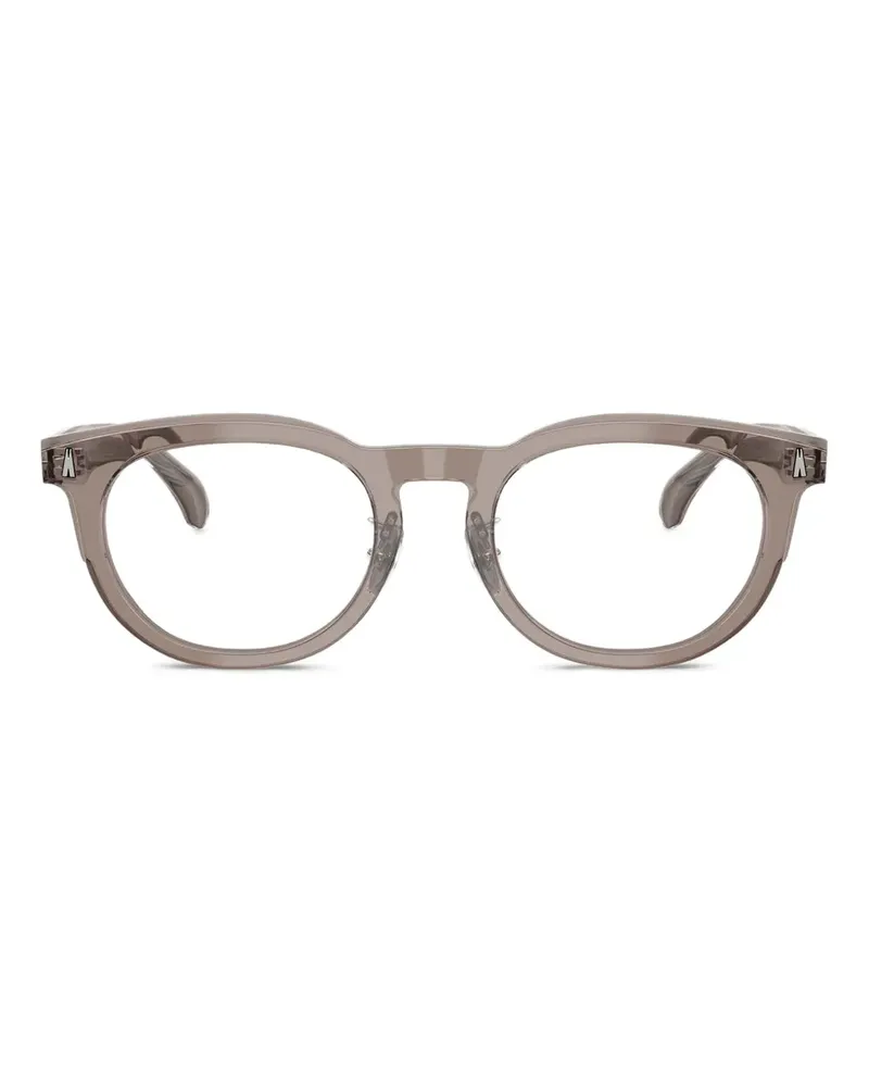 Moncler Brille mit rundem Gestell - Grau Grau