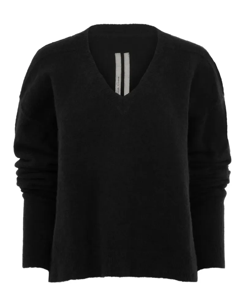 Rick Owens Pullover mit V-Ausschnitt - Schwarz Schwarz