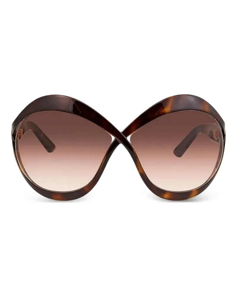 Tom Ford Carine Sonnenbrille - Braun Braun
