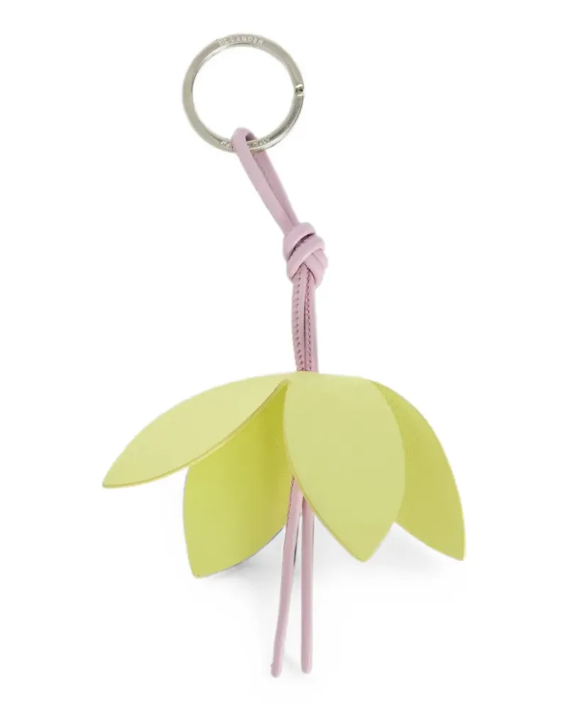 Jil Sander bellflower leather charm - Grün Grün