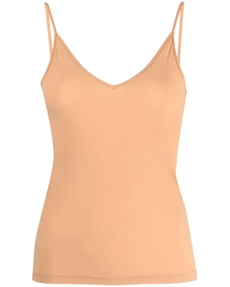 Jil Sander Top mit V-Ausschnitt - Braun Braun