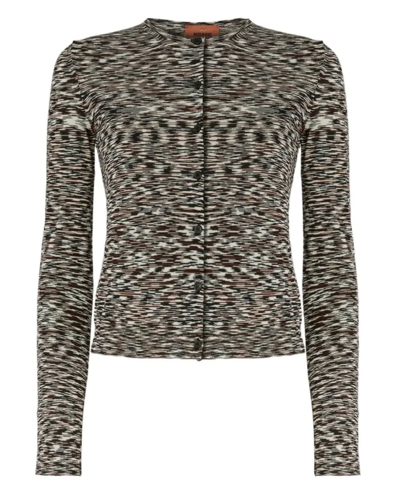 Missoni Gemusterter Cardigan - Schwarz Schwarz