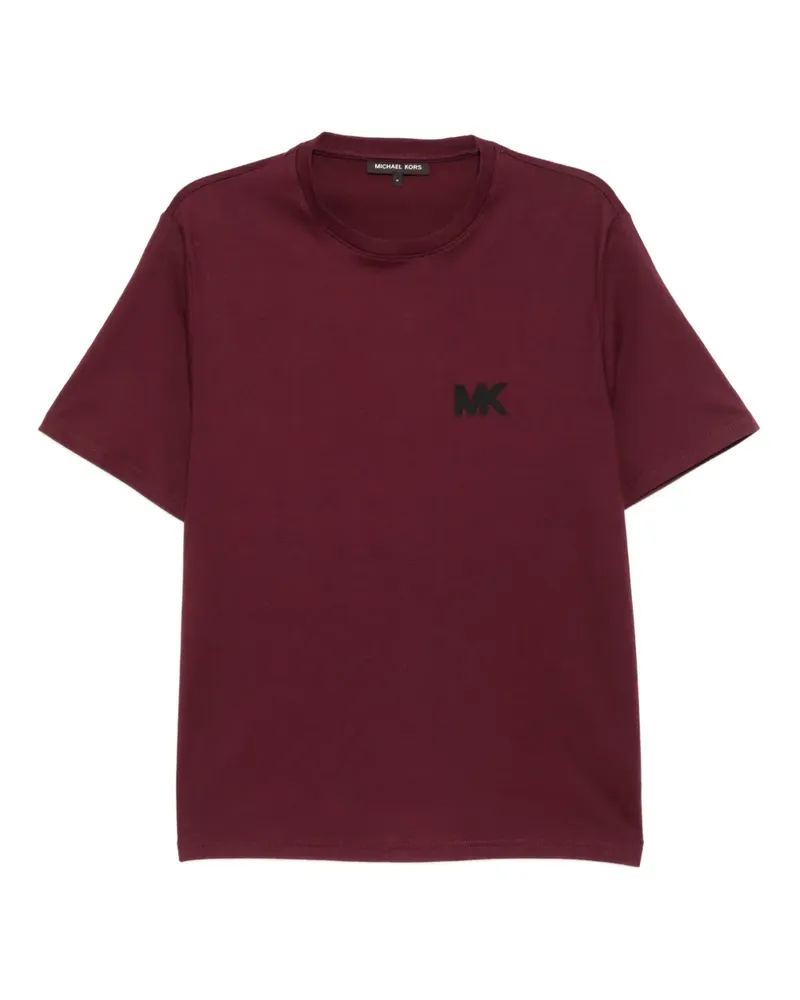 Michael Kors T-Shirt mit Logo-Applikation - Rot Rot