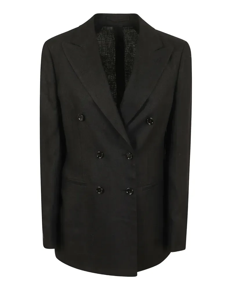 LARDINI double-breasted blazer - Schwarz Schwarz