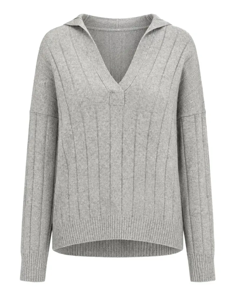 Liviana Conti ribbed-knit sweater - Grau Grau
