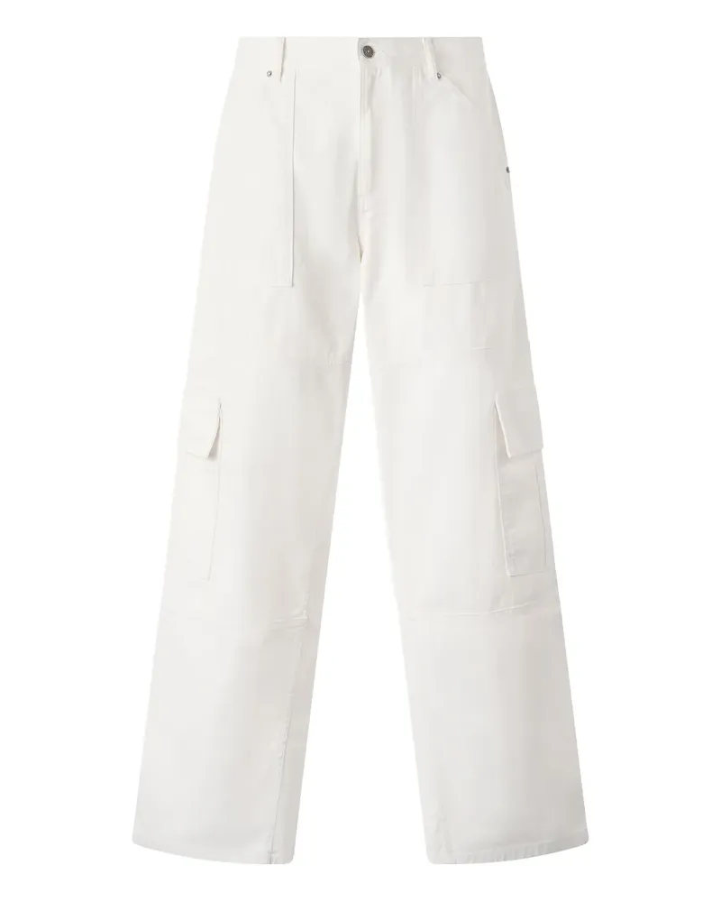 Roberto Cavalli Klassische Cargohose - Weiß Weiß