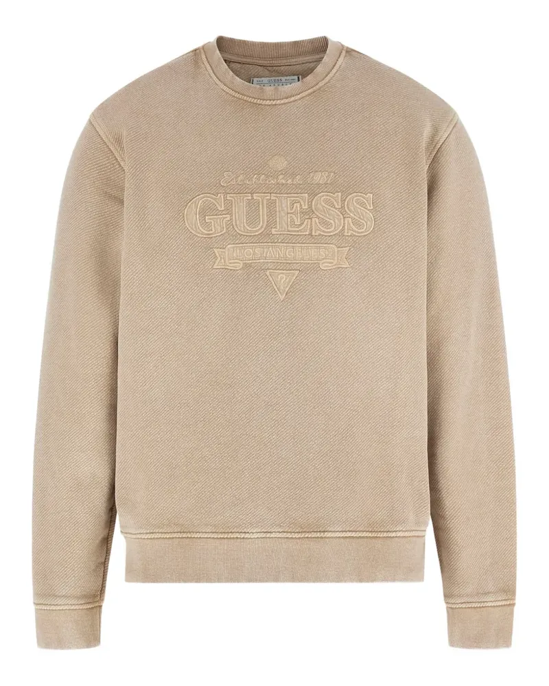 Guess CN LS Vintage Sweatshirt - Nude Nude