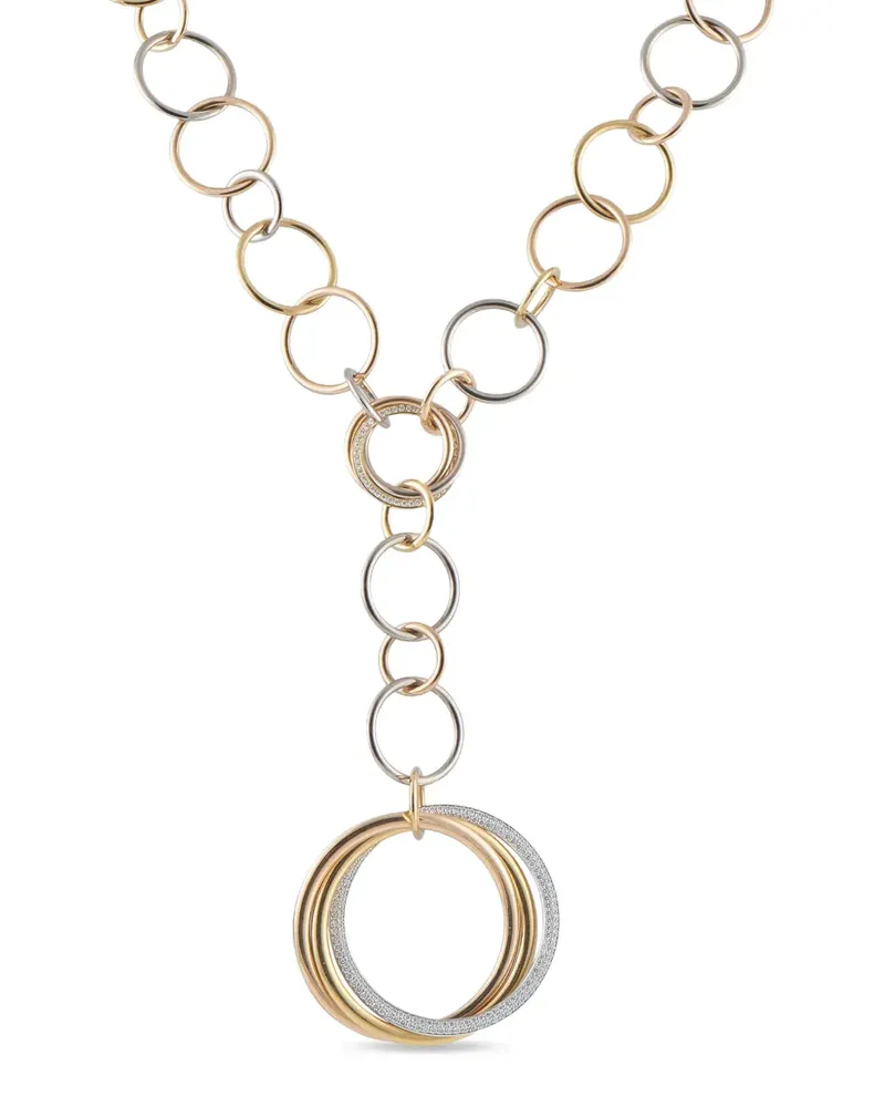 Cartier Trinity Halskette mit Diamant - Gold Gold
