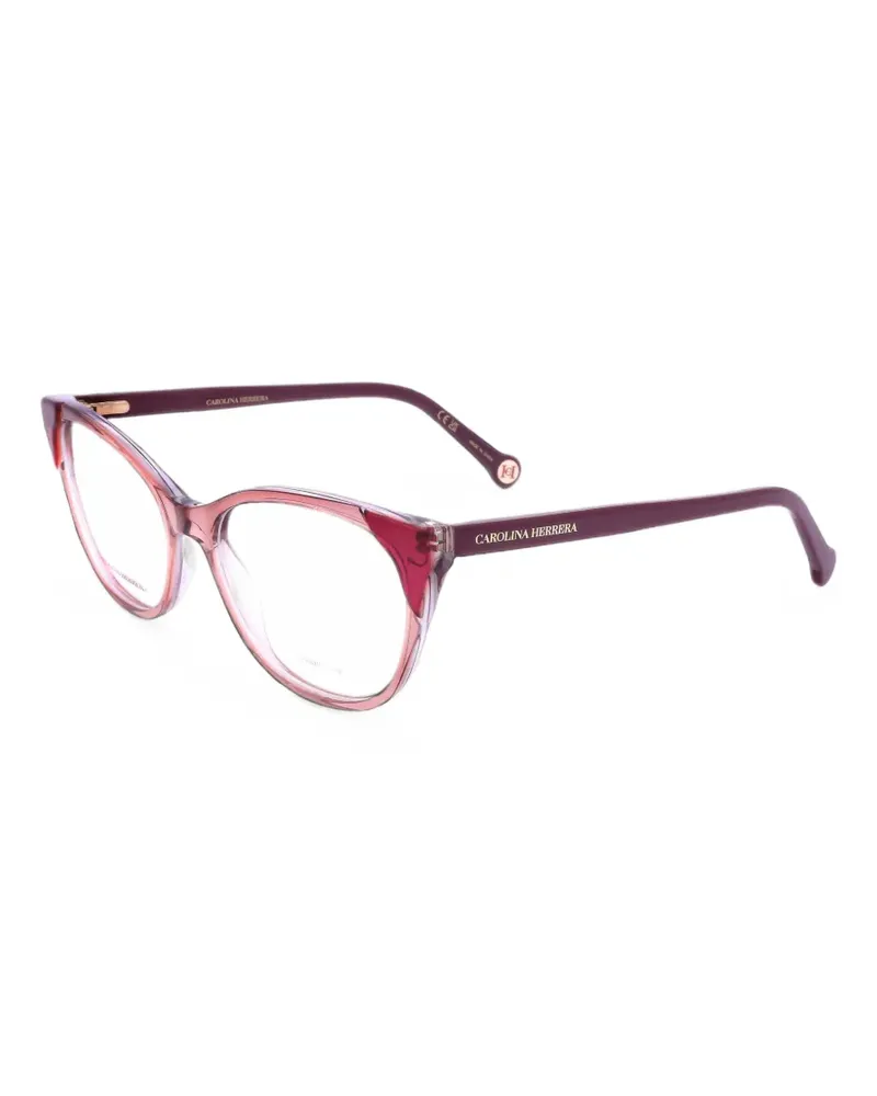 Carolina Herrera New York geometric-frame glasses - Rosa Rosa