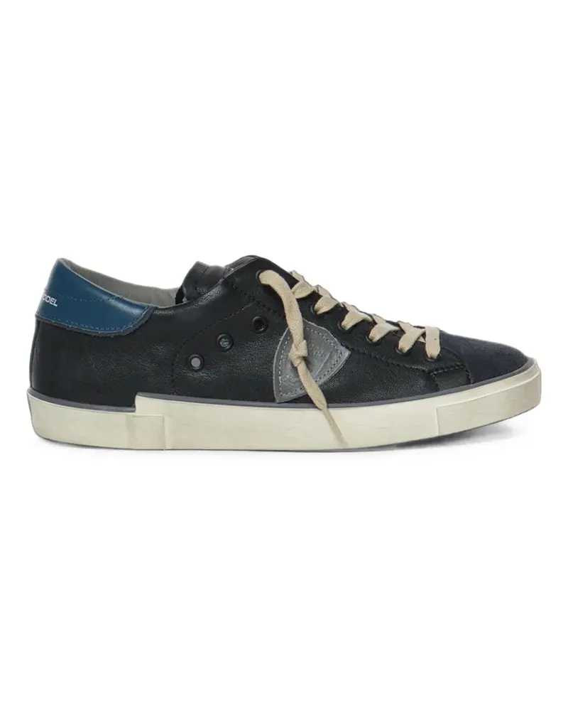 Philippe Model Sneakers mit Logo-Patch - Schwarz Schwarz