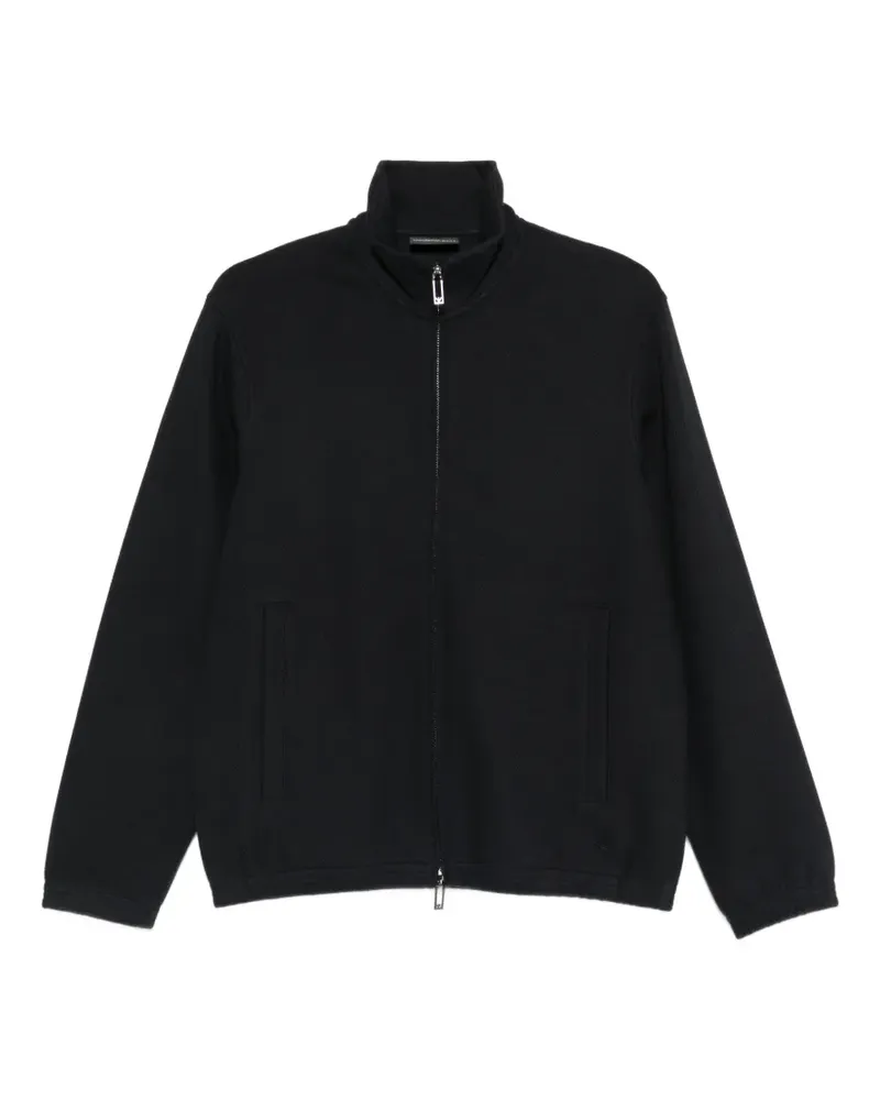 Emporio Armani zip pocket sweater - Schwarz Schwarz