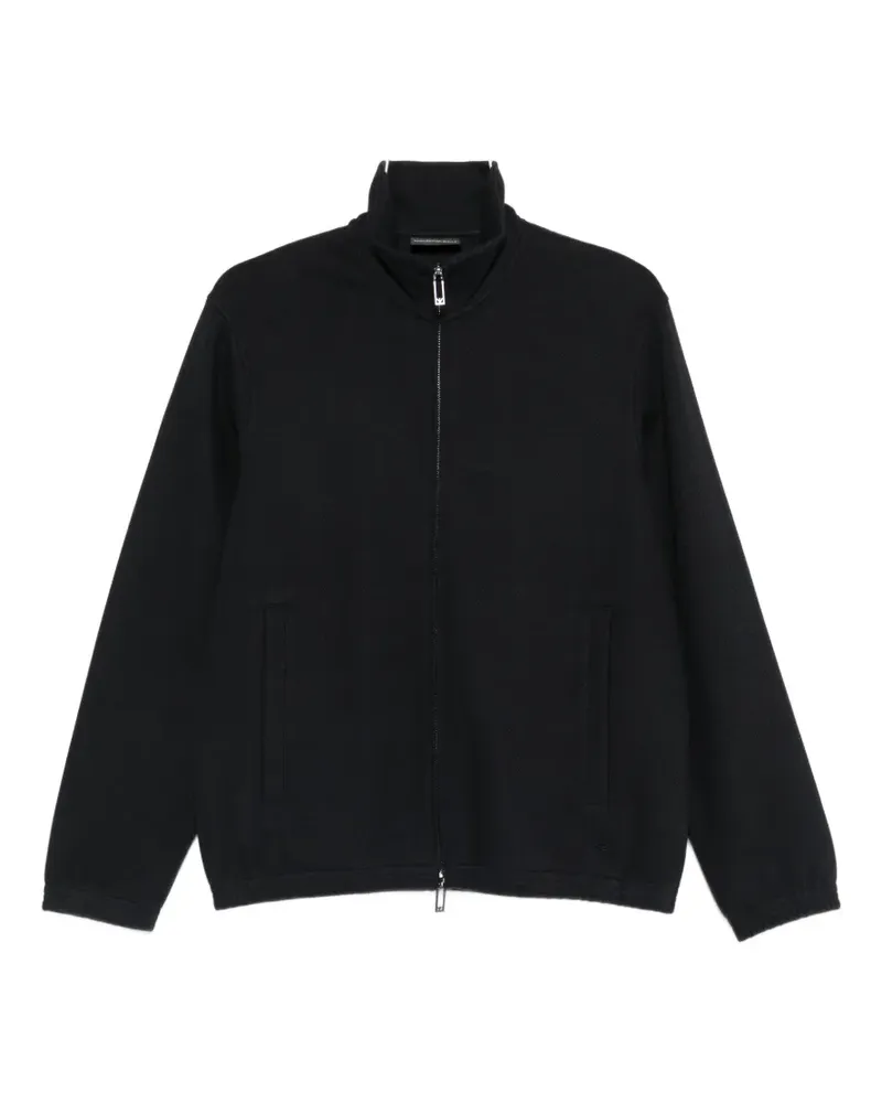 Emporio Armani zip pocket sweater - Schwarz Schwarz