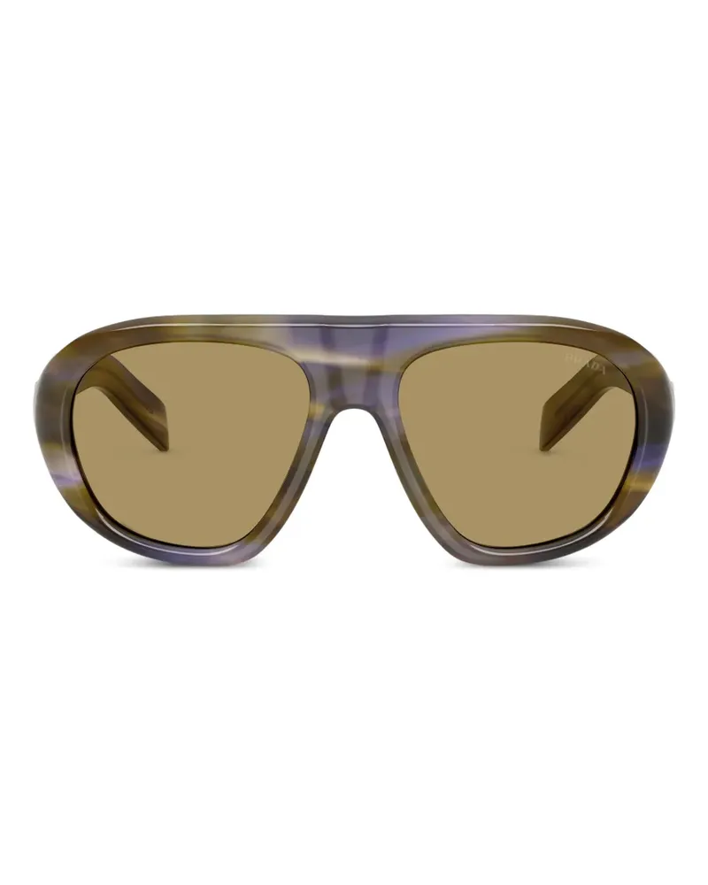 Prada Getönte Pilotenbrille - Grün Grün