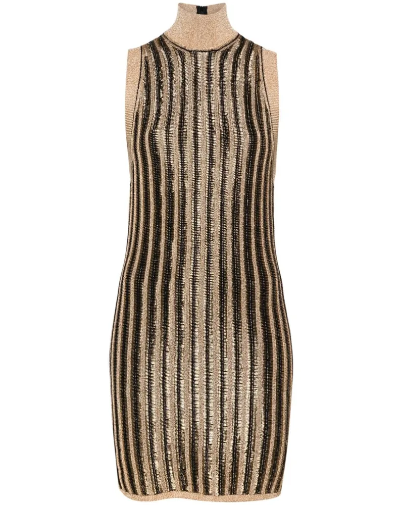 Tom Ford Minikleid mit Stehkragen - Schwarz Schwarz