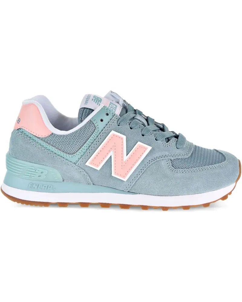 New Balance 574 Sneakers aus Wildleder - Grün Grün
