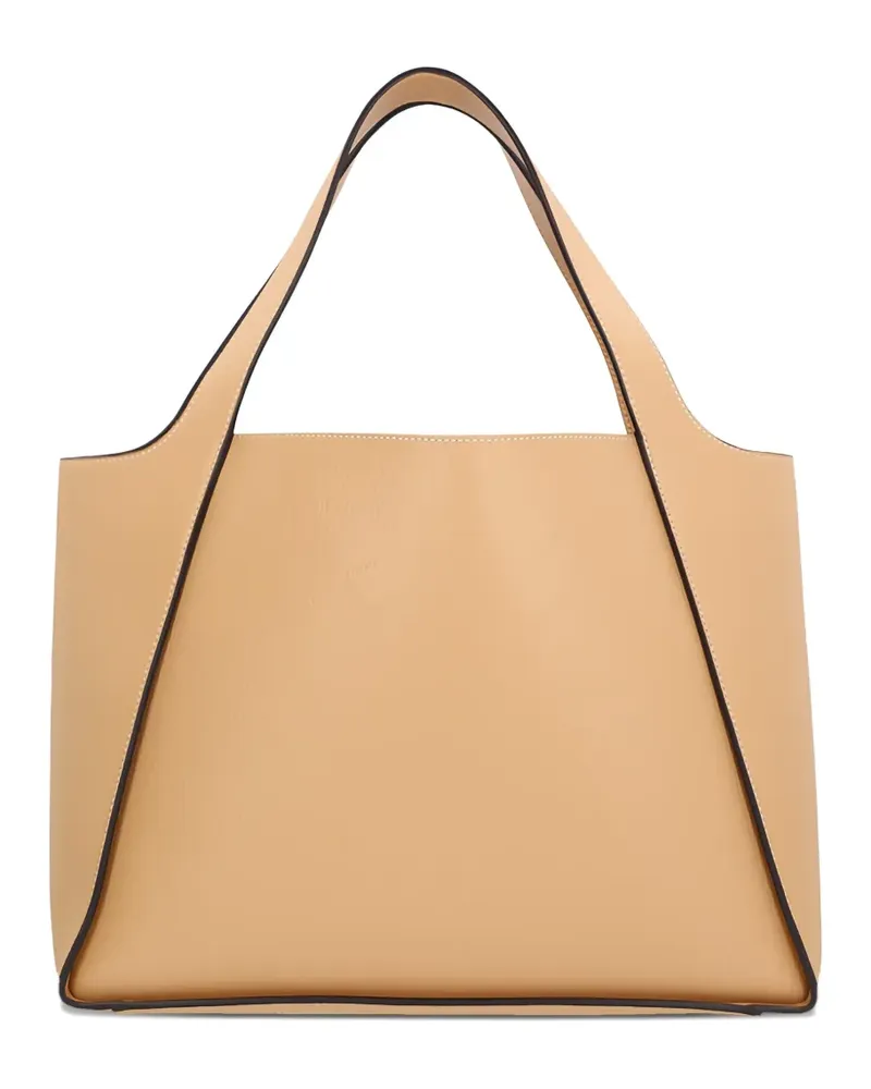 Stella McCartney Tote Bag mit Logo-Applikation - Braun Braun