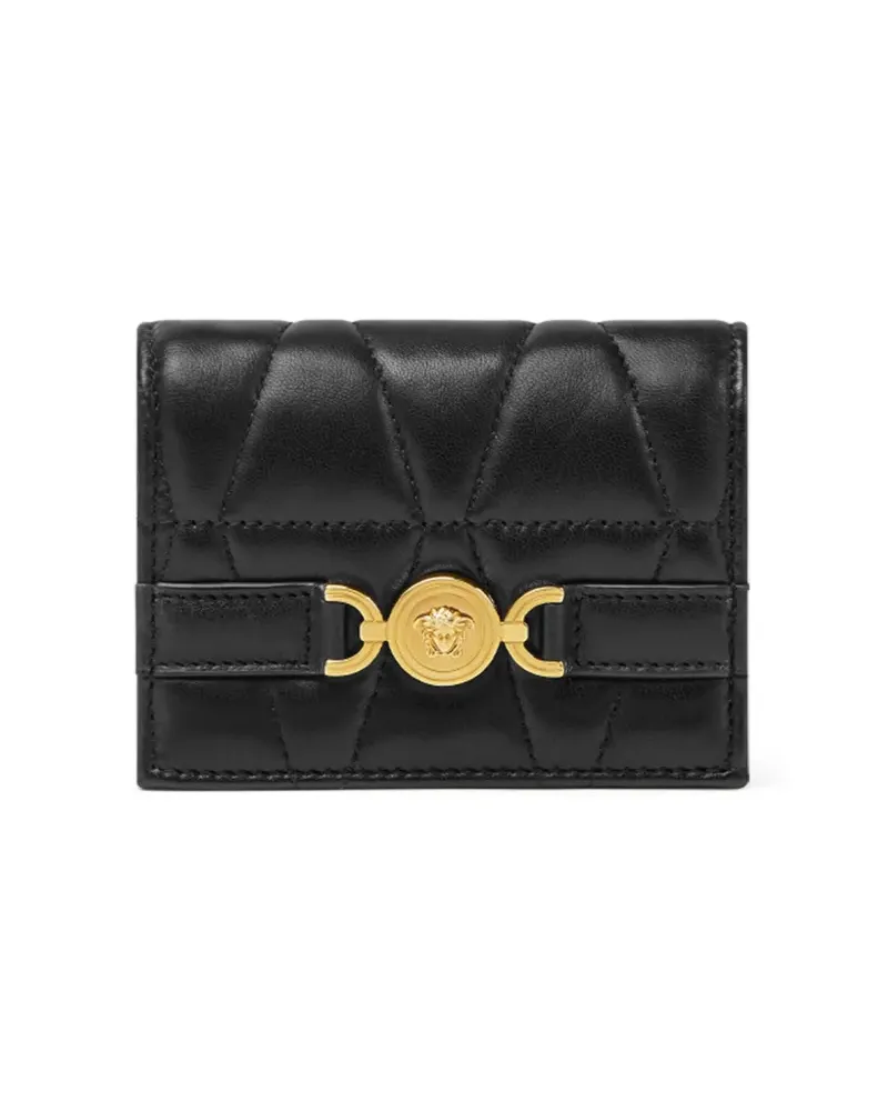 Versace Gestepptes Medusa '95 Portemonnaie - Schwarz Schwarz