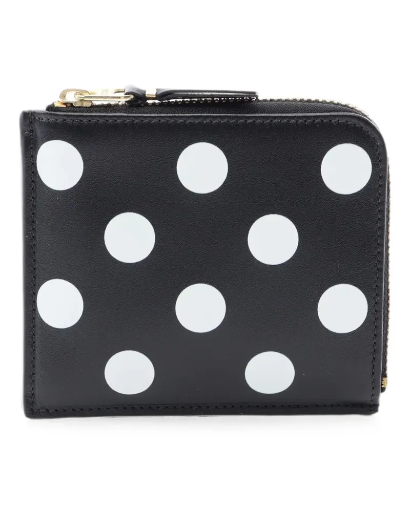 Comme des Garçons 2020s Portemonnaie mit Polka Dots - Schwarz Schwarz