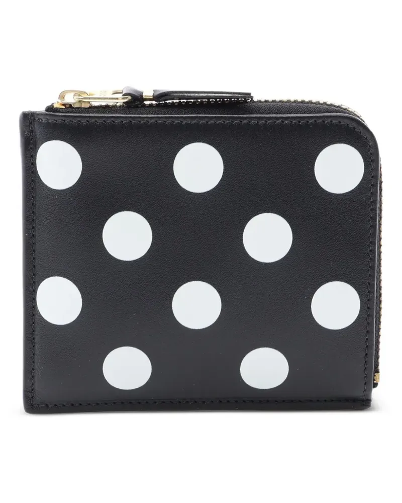 Comme des Garçons 2020s Portemonnaie mit Polka Dots - Schwarz Schwarz