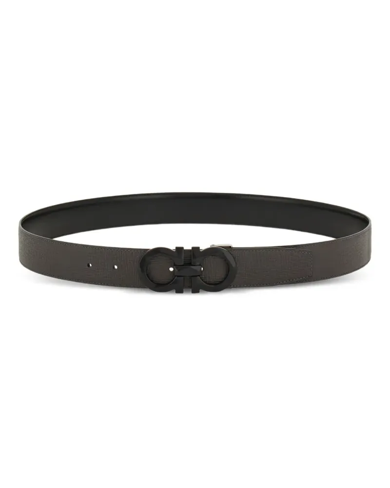 Ferragamo Wendbarer Gancini Gürtel - Grau Grau