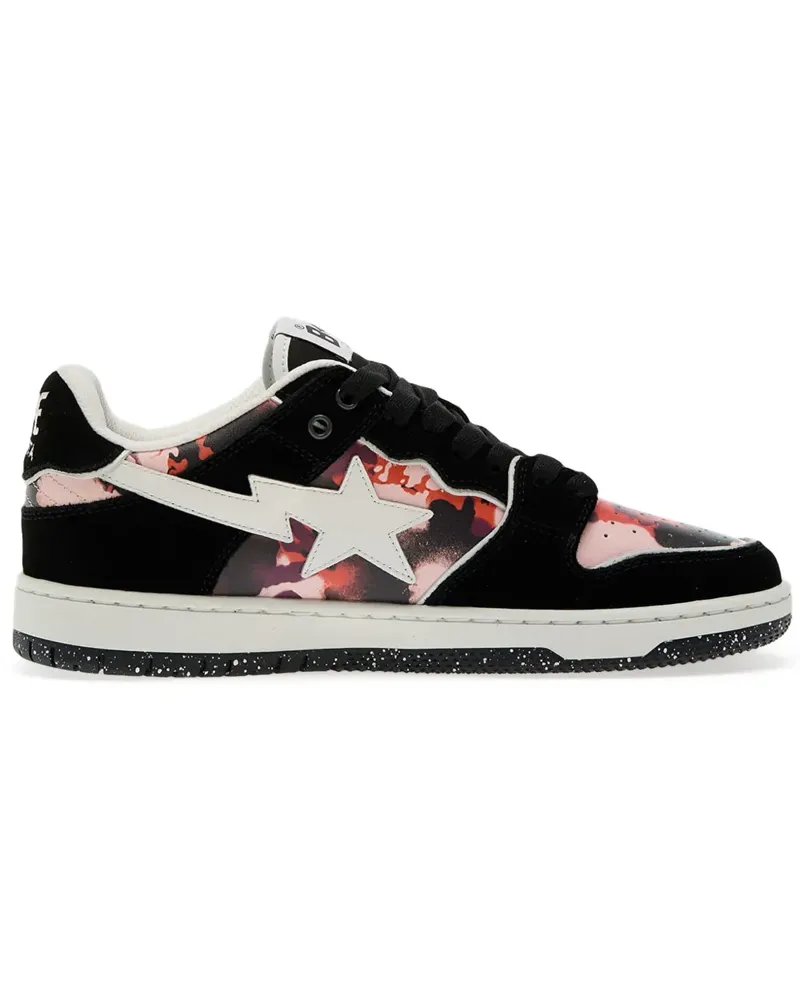 BAPE Sk8 Sta Sneakers mit Stern-Patch - Schwarz Schwarz