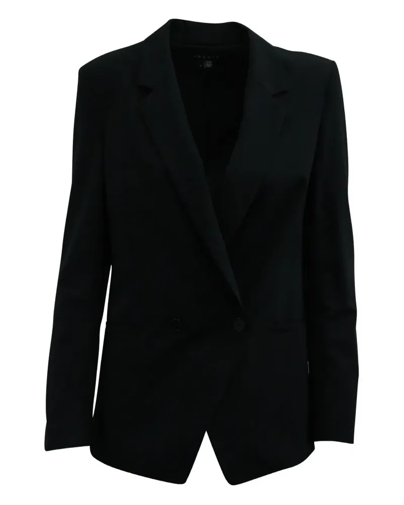 Theory double-breasted wool blazer - Schwarz Schwarz